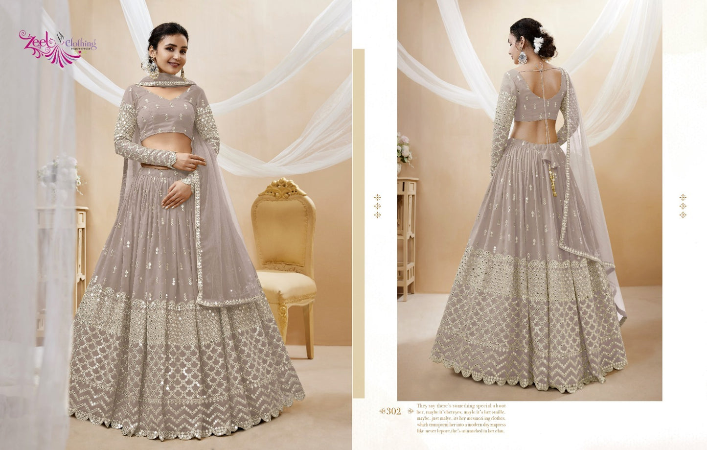 302 Expression Vol 1 Zeel Lehenga Choli