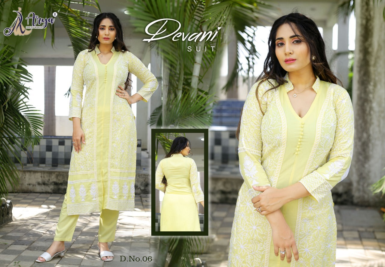 06 Devani Adm Kurti Pant Set