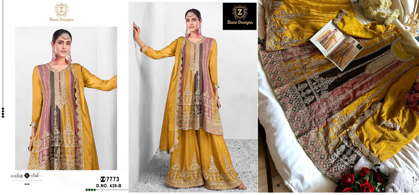 438B Ziaaz Designs Pakistani Readymade Suits