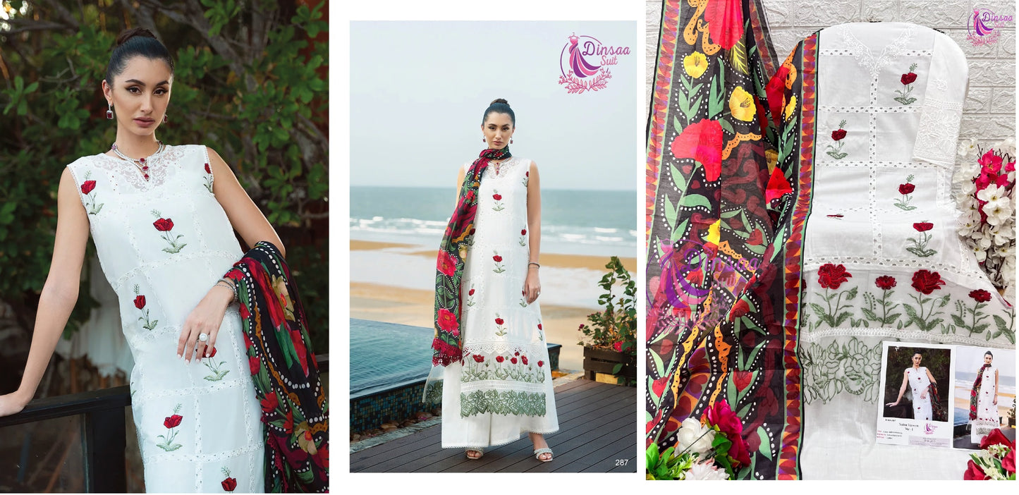 287 Saira Rizwan Vol 1 Dinsaa Suit Pakistani Salwar Suits