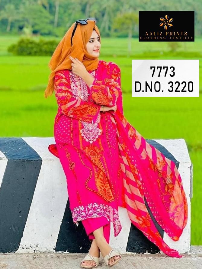 3220 Aaliz Print Embroidery Pakistani Salwar Suits