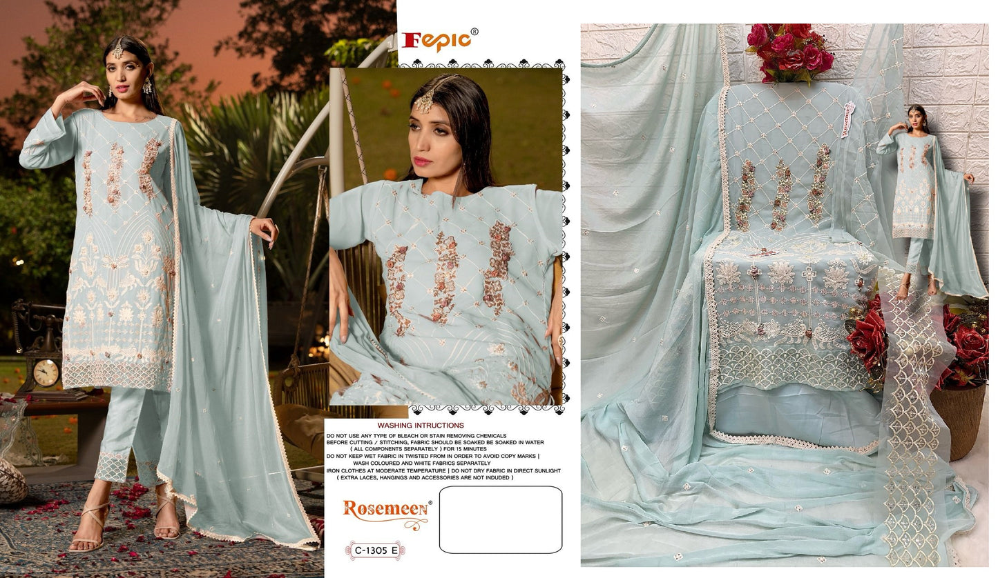C-1305-E Fepic Pakistani Salwar Suits