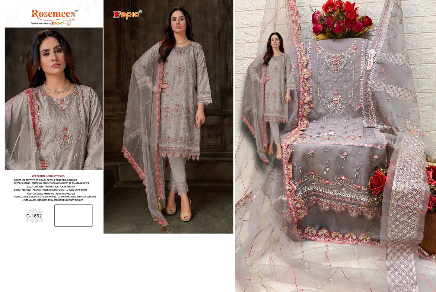 C-1662 Fepic Pakistani Salwar Suits