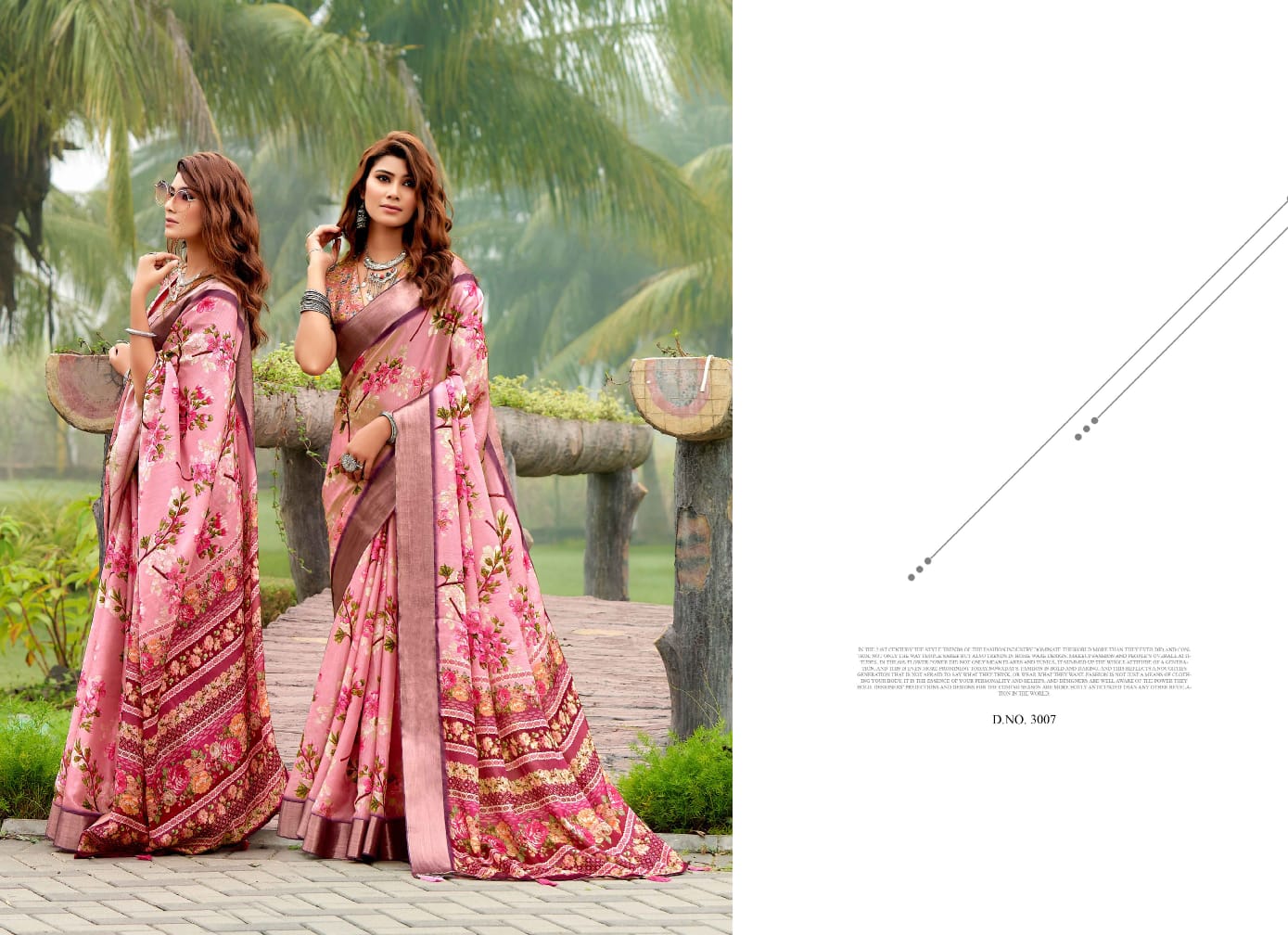 3007 Vaani Mahamani Creation Sarees