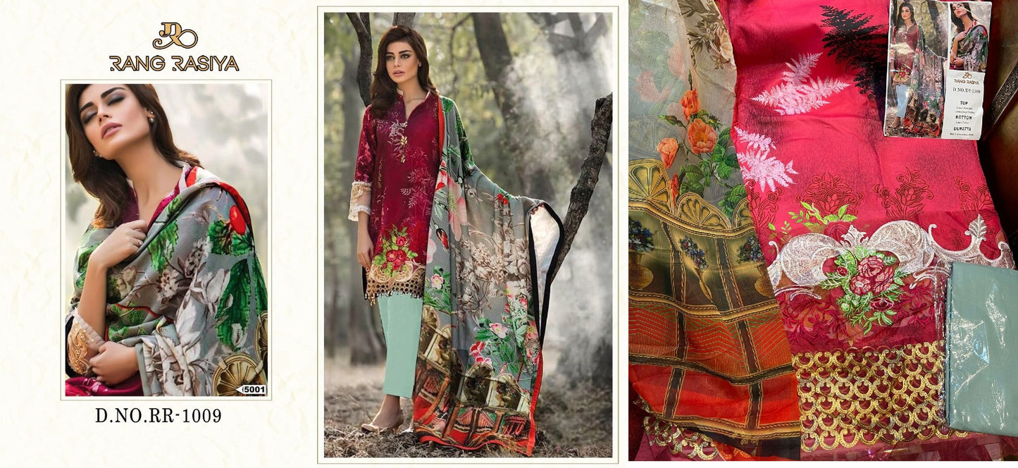 1009 Rang Rasiya Pakistani Salwar Suits