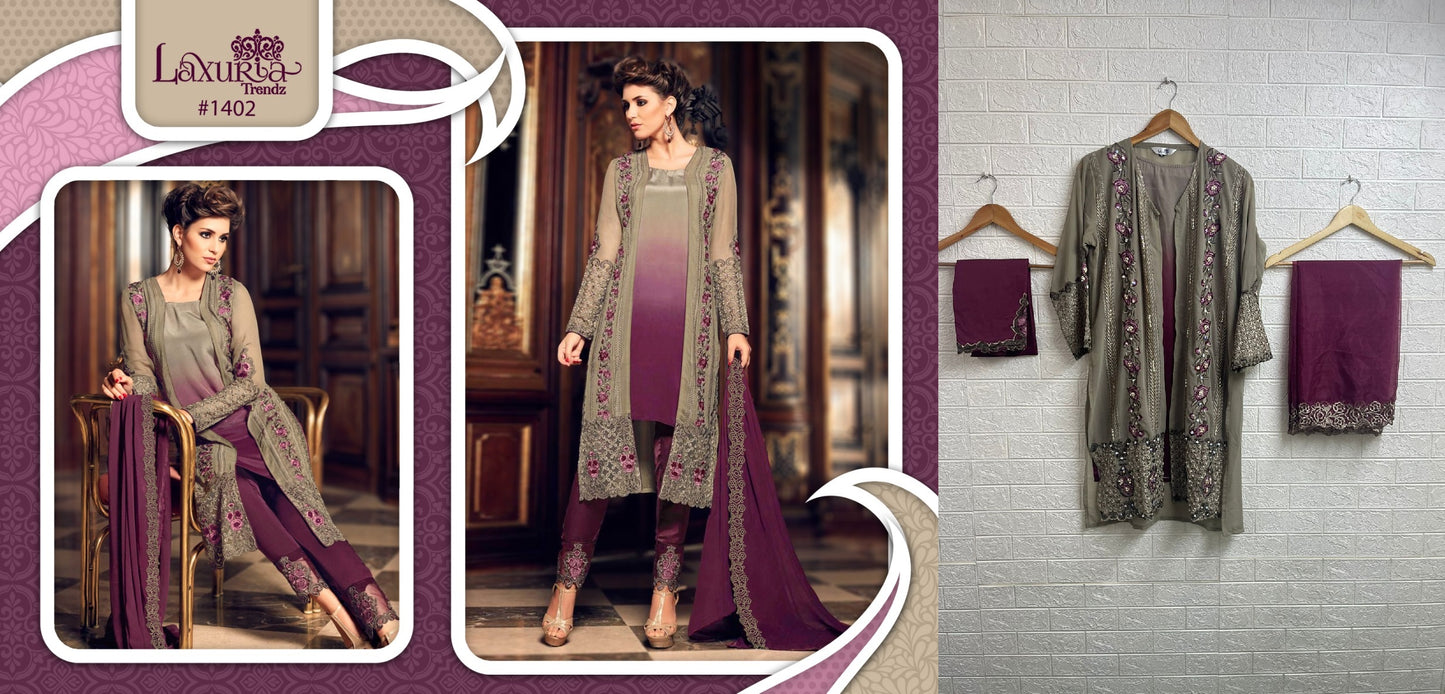 1402 Laxuria Trendz Pakistani Readymade Suits