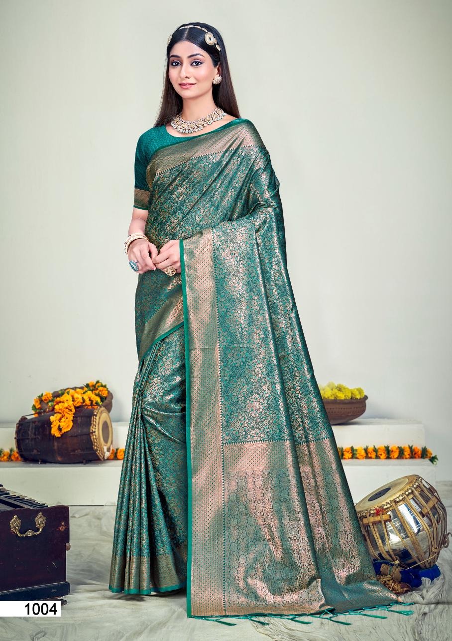 1004 Rajwadi Vol 8 Bunawat Sarees