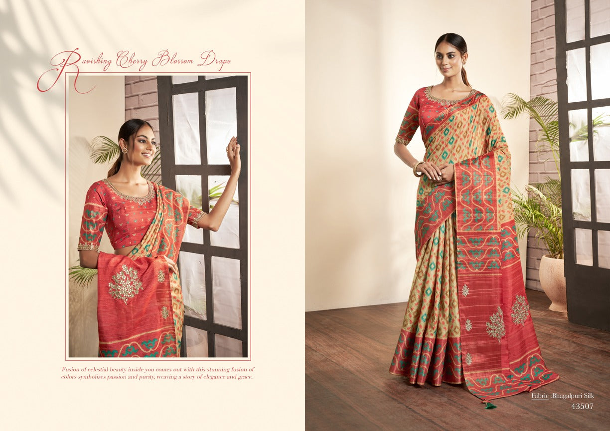 43507 Nirvi Norita Mahotsav Sarees