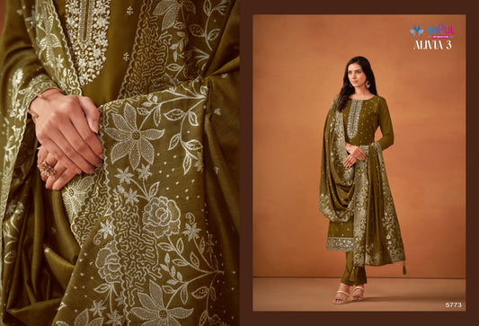 5773 Alivia Vol 3 Vipul Unstitched Suits