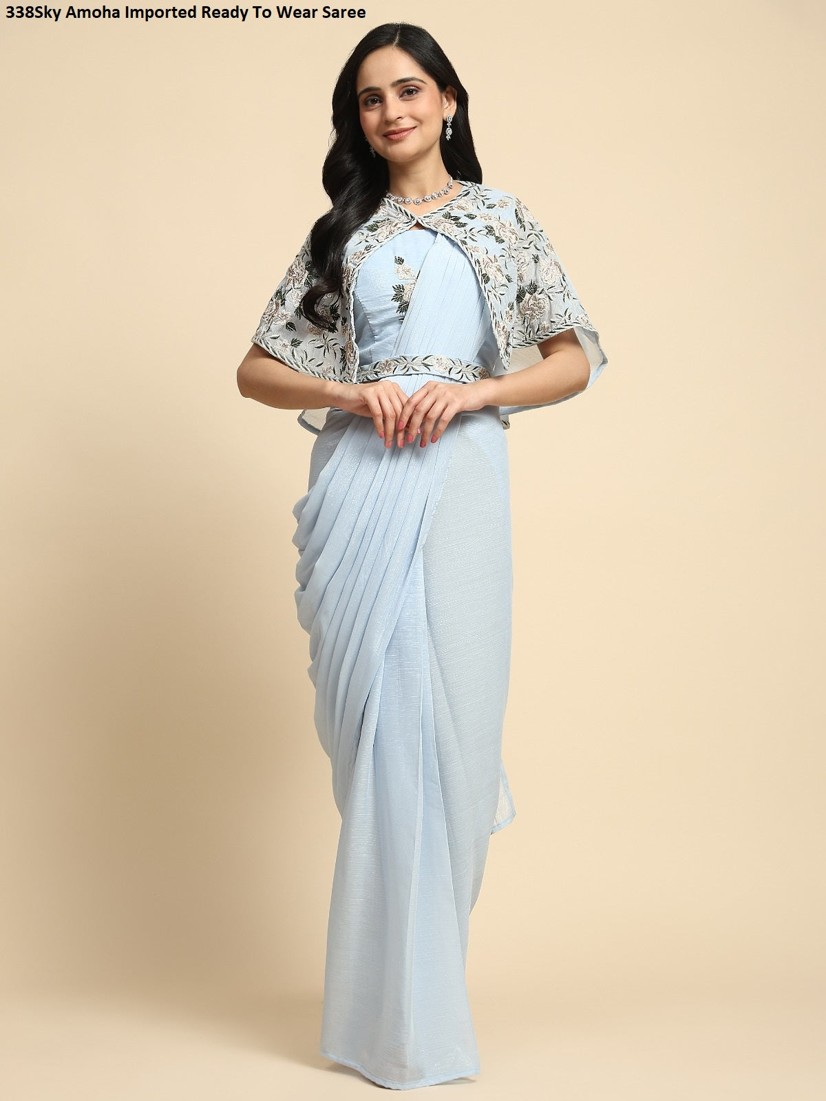 338Sky Amoha Imported Ready To Wear Saree