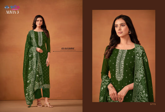 5775 Alivia Vol 3 Vipul Unstitched Suits