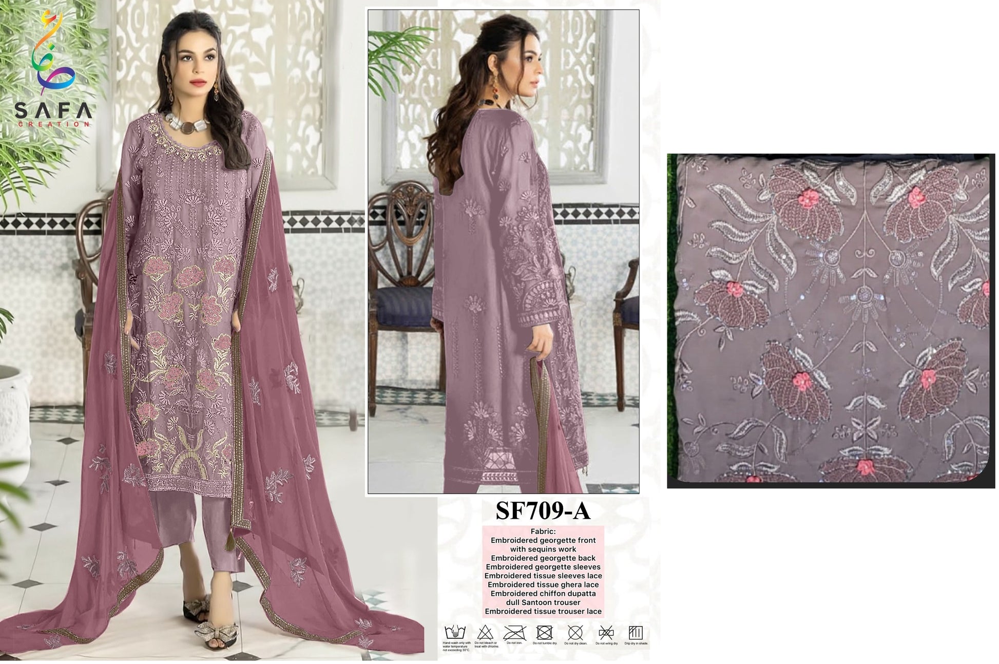 709A Safa Creation Pakistani Readymade Suits