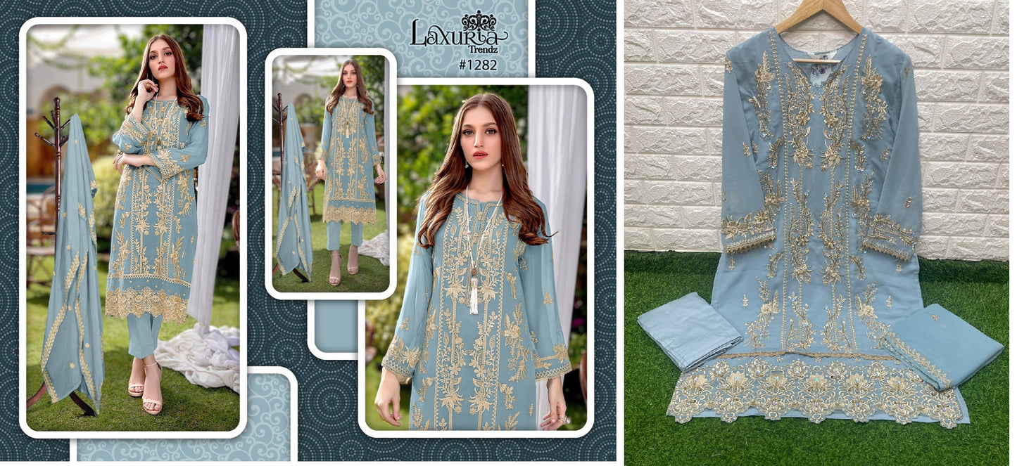1282 Laxuria Trendz Pakistani Readymade Suits