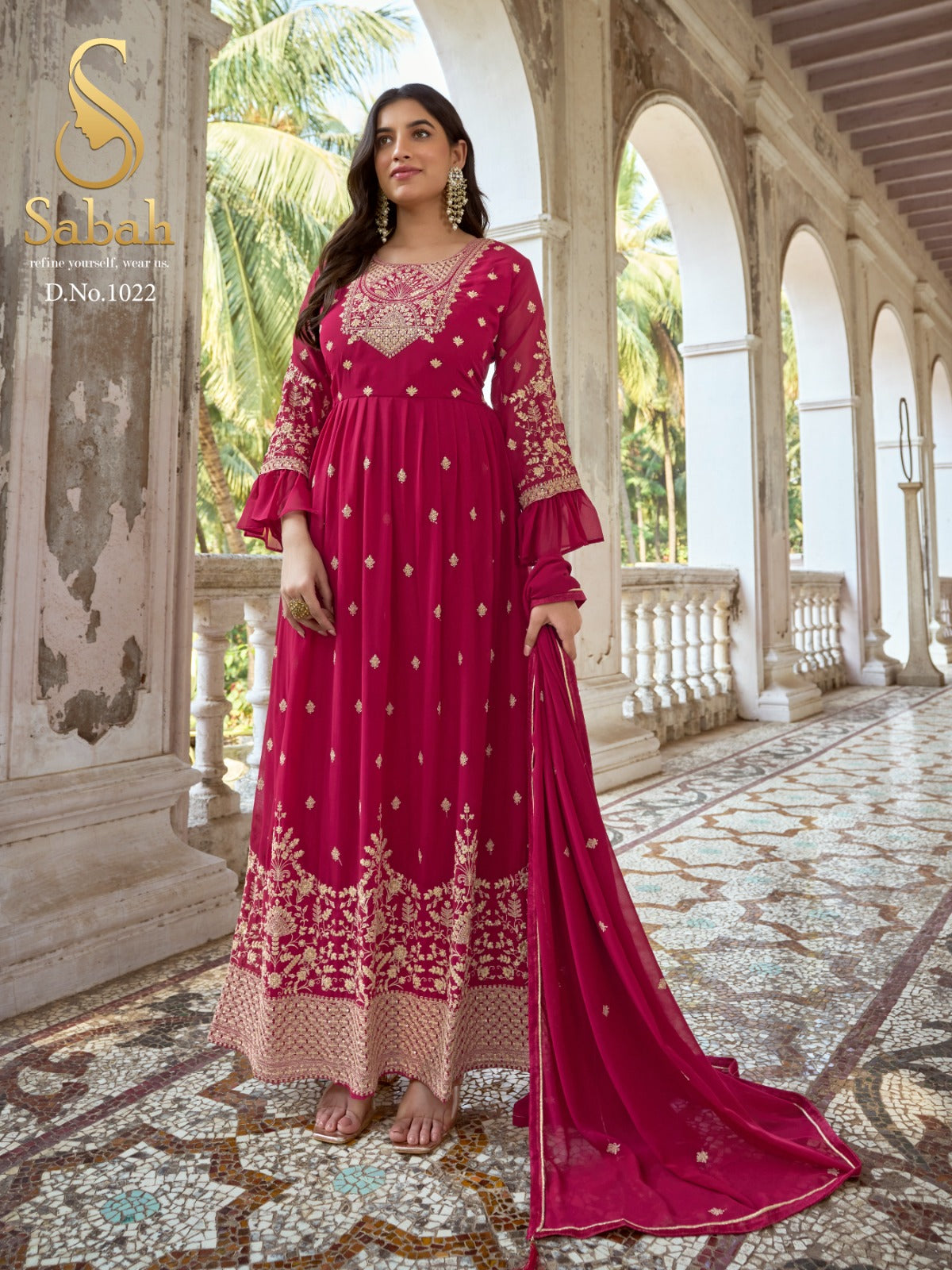 1022 Sabah Pakistani Salwar Suits