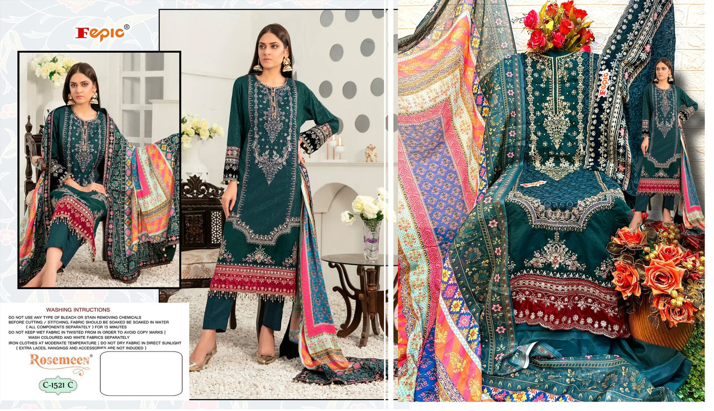 C-1521-C Fepic Pakistani Salwar Suits