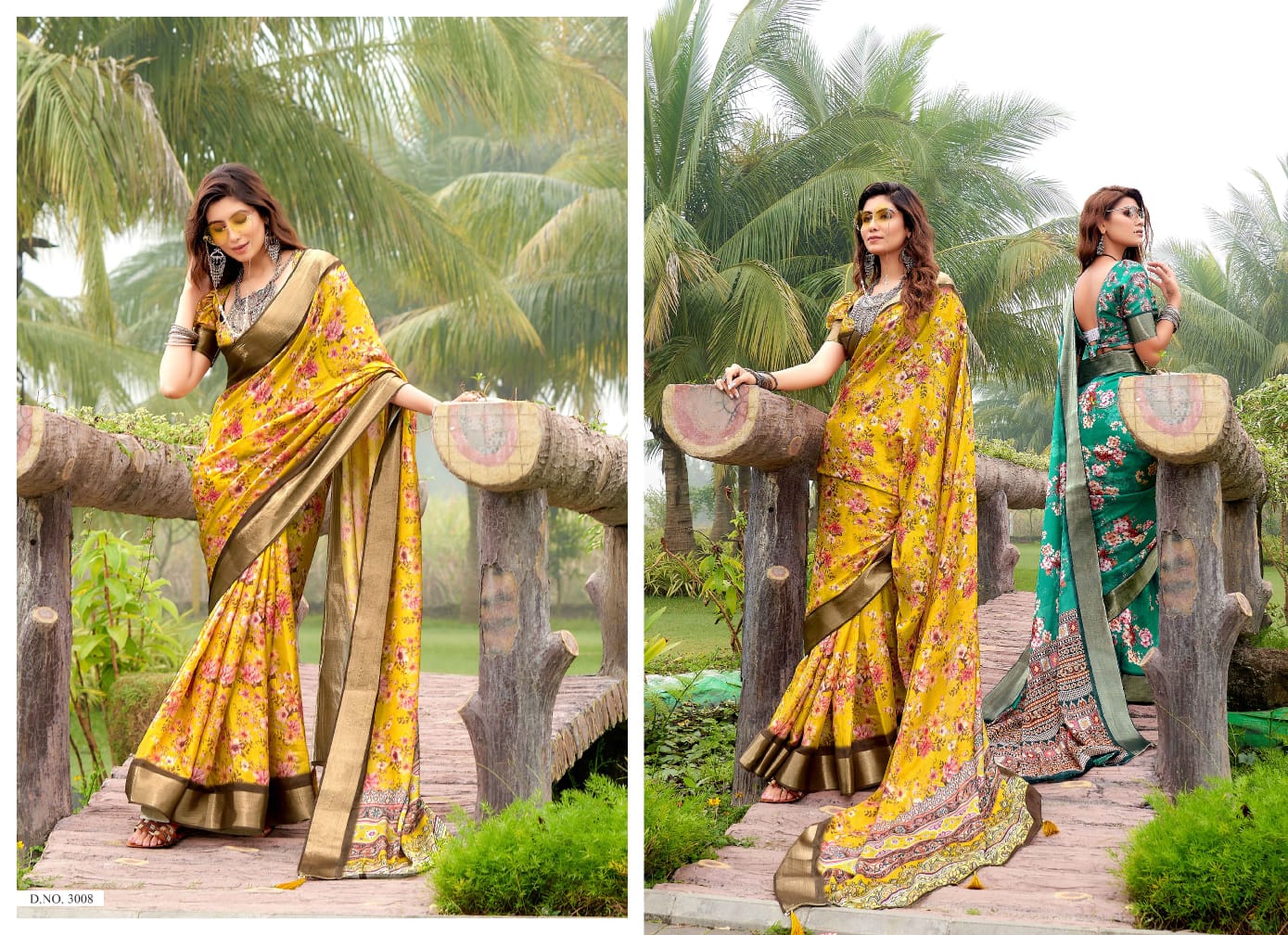 3008 Vaani Mahamani Creation Sarees