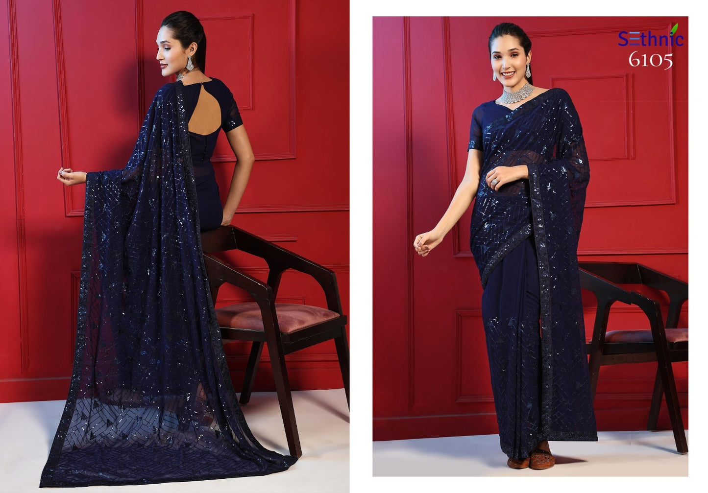 6105 Bling Vol 1 Sethnic Sarees