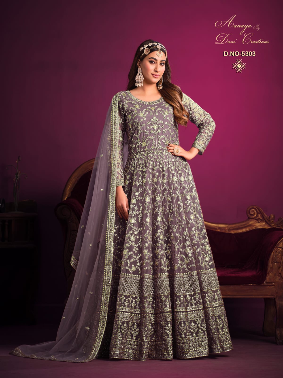 5303 Twisha Aanaya Vol 153 Dani Creation Unstitched Suits