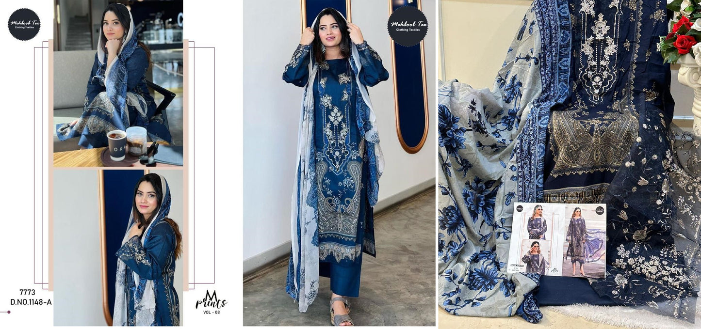 1148A Mehboob Tex Pakistani Salwar Suits