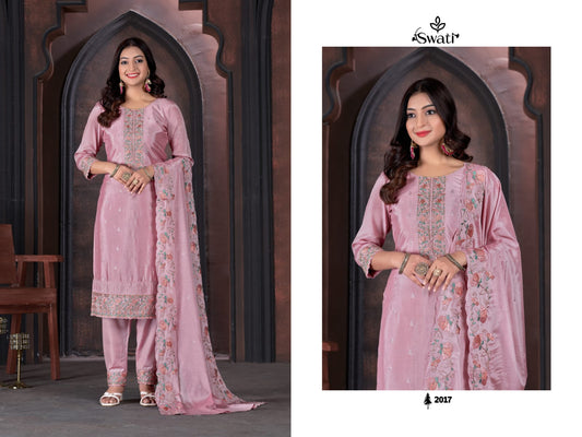 2017 Swati Swagat Unstitched Suits