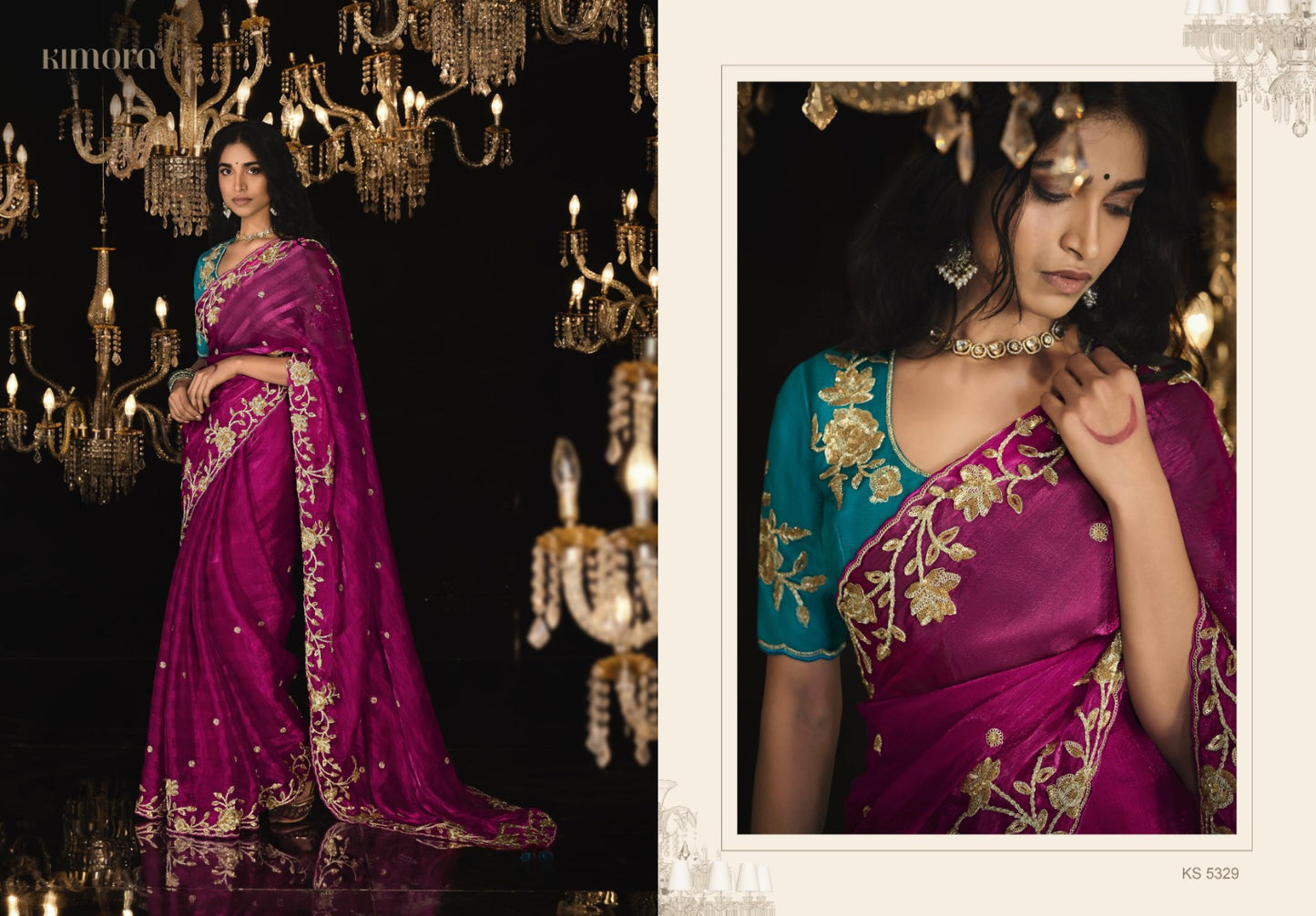 5329 Kajal Vol 14 Kimora Sarees