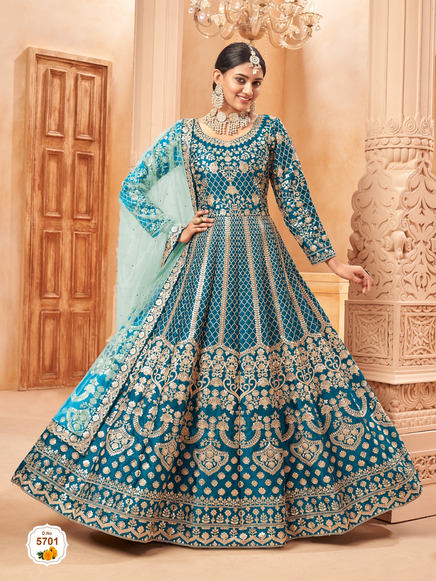 5701 Aanaya Vol 157 Dani Creation Pakistani Salwar Suits