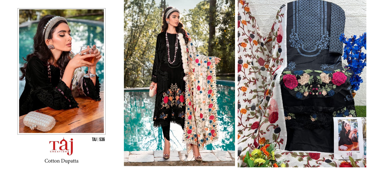 536 Taj Creations Pakistani Salwar Suits
