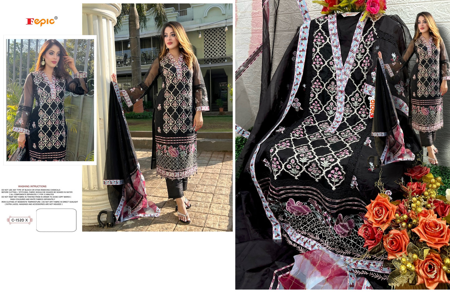 C-1520-X Fepic Pakistani Salwar Suits