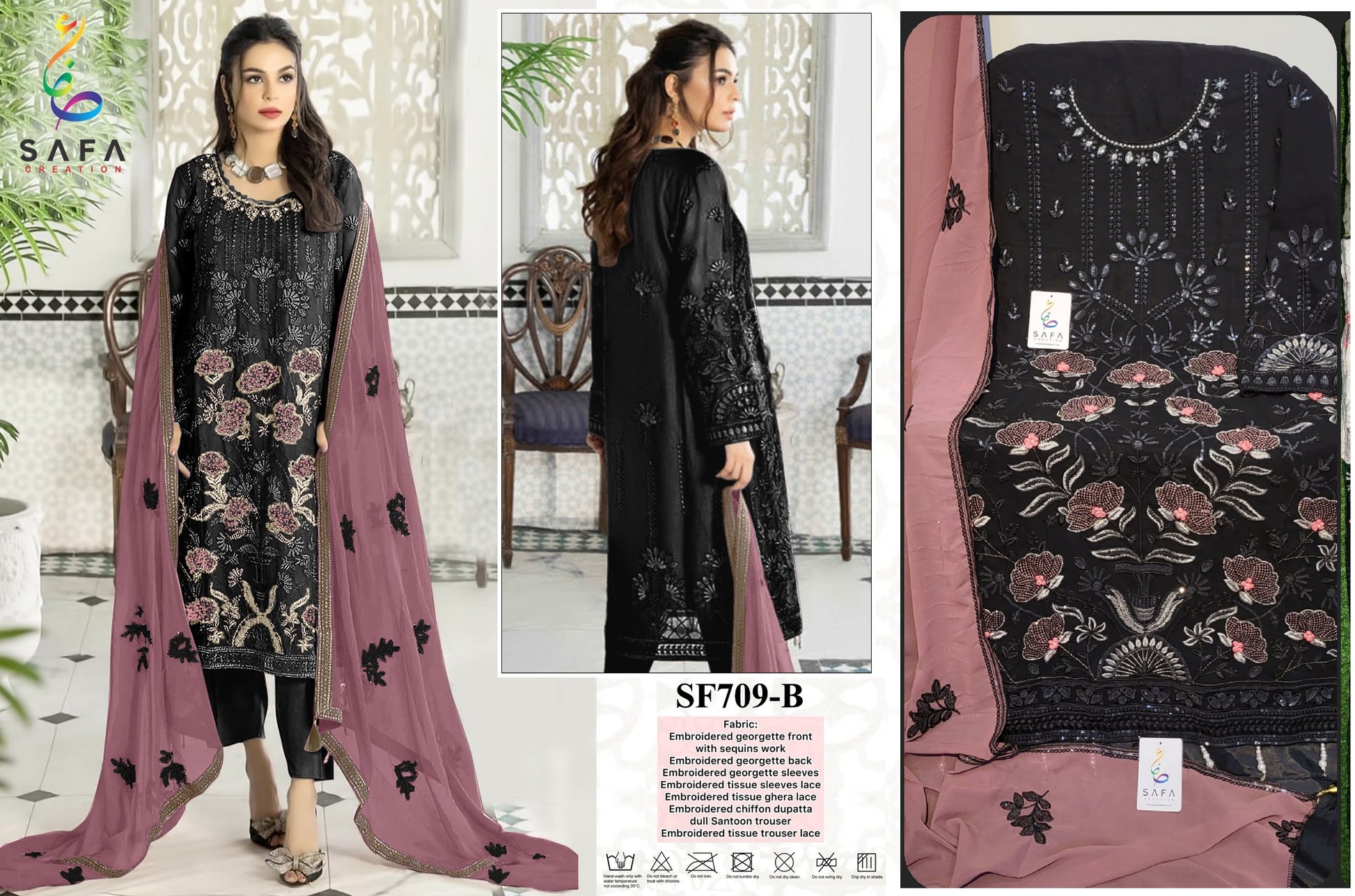 709B Safa Creation Pakistani Readymade Suits