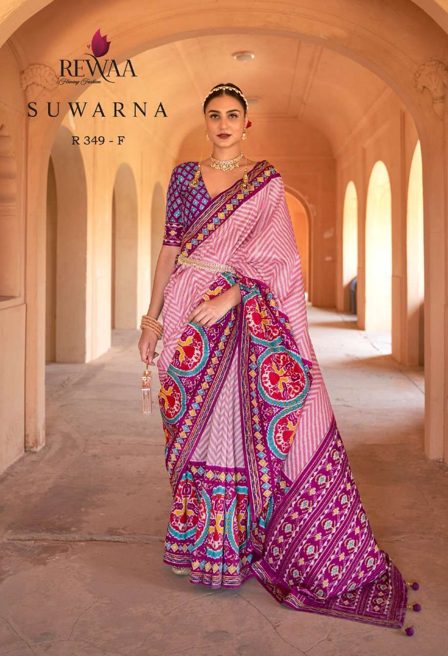 349F Suwarna Rewaa Silk Sarees