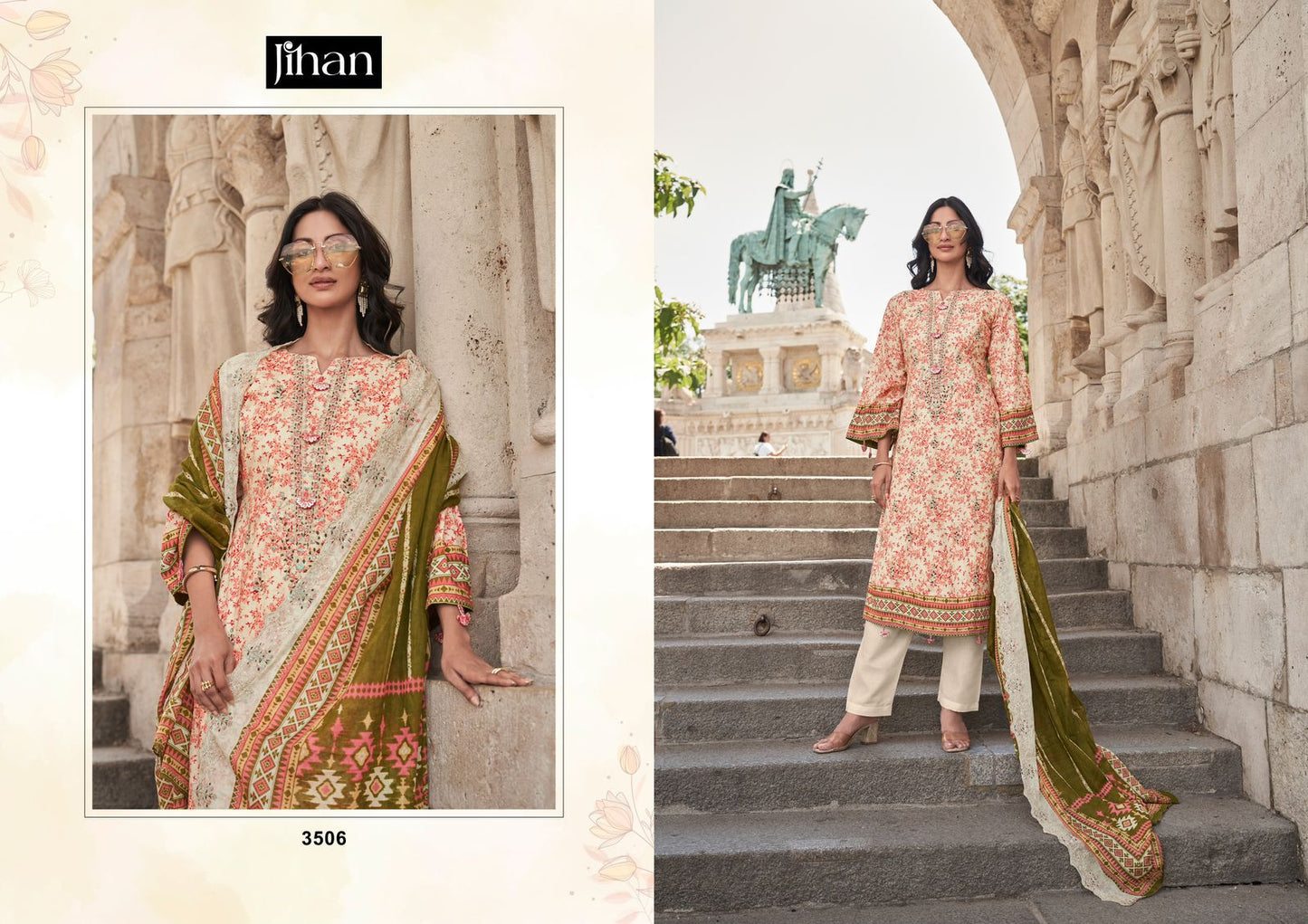 3506 Bin Saeed Vol 13 Jihan Pakistani Salwar Suits