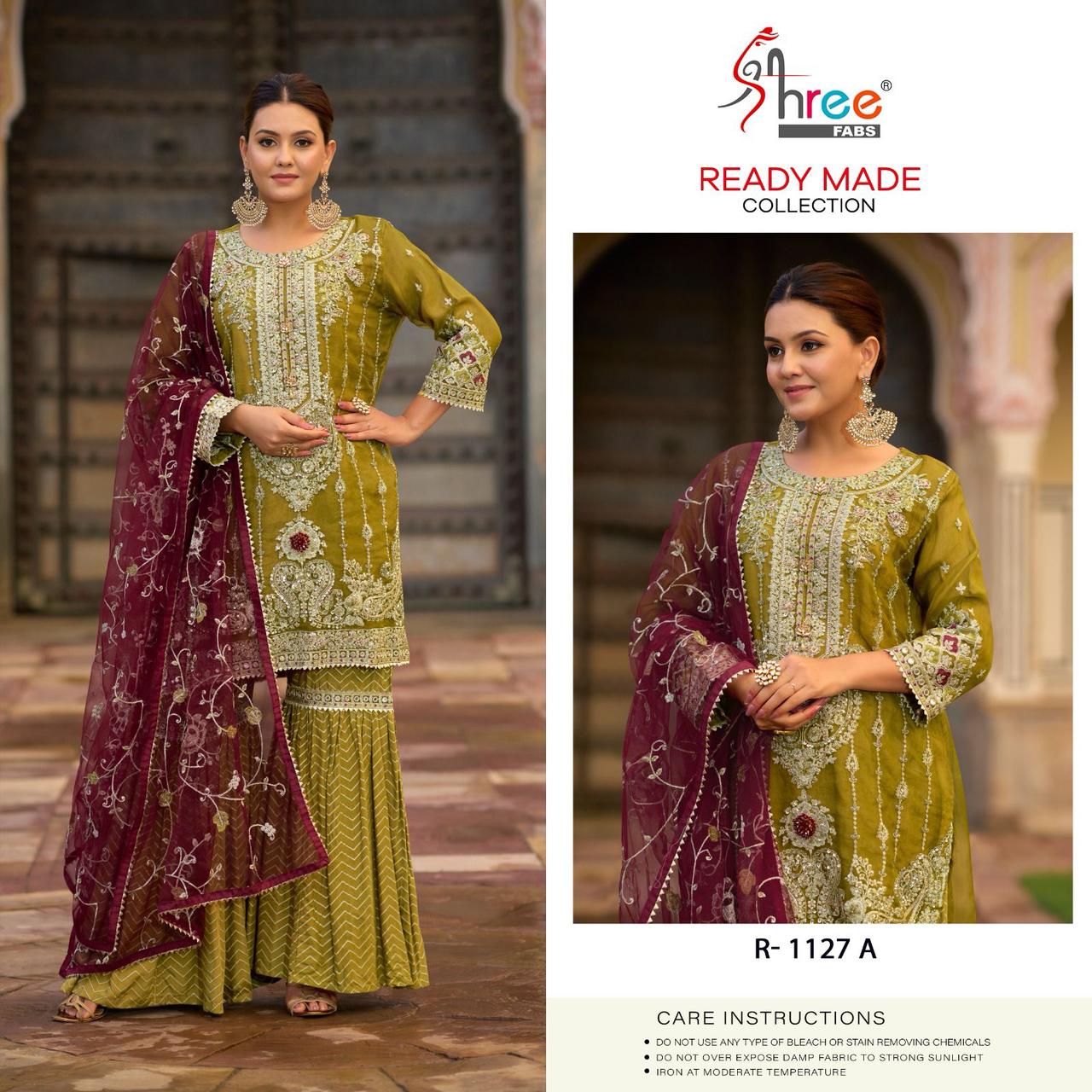 R-1127-A Shree Fabs Pakistani Readymade Suits