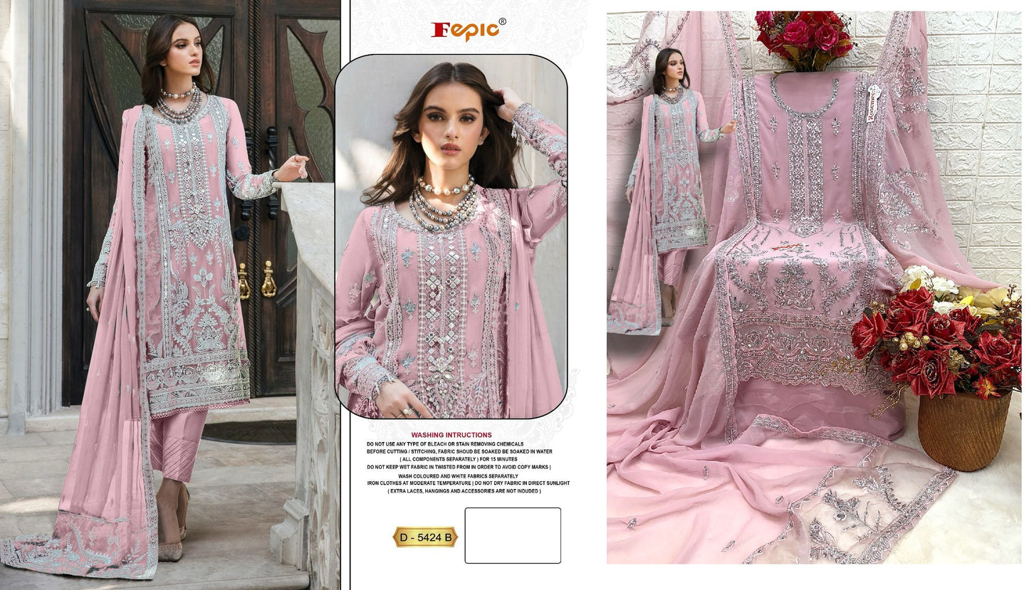 D-5424-B Fepic Pakistani Salwar Suits