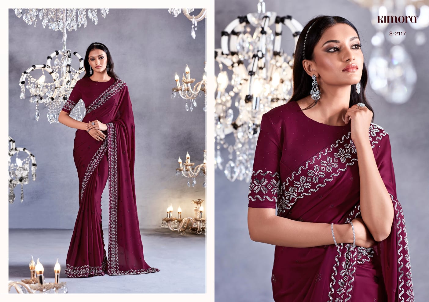 2117 Zarkan Kimora Sarees