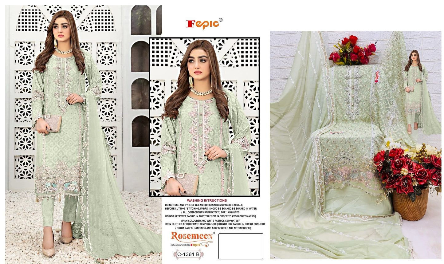 C-1361B Fepic Pakistani Salwar Suits
