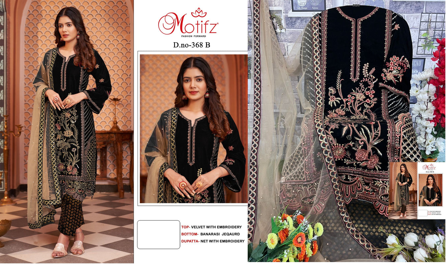 368B Motifz Pakistani Salwar Suits