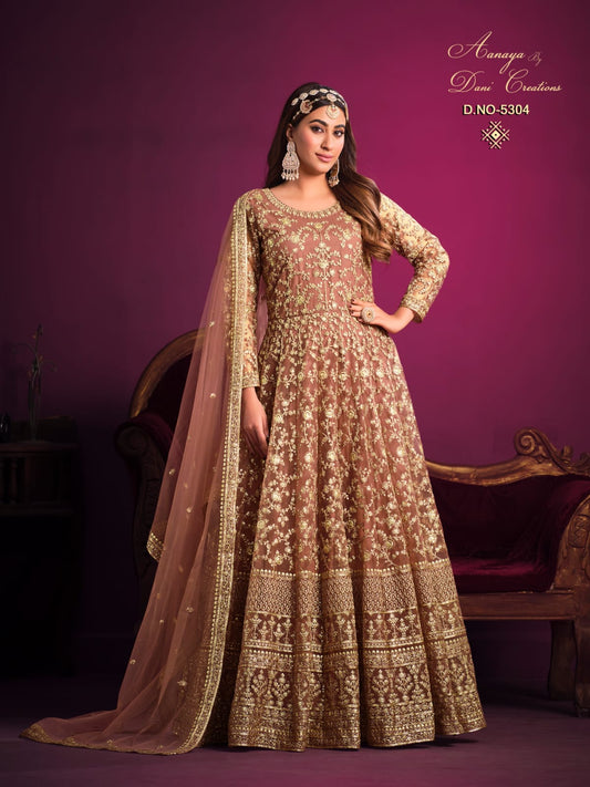 5304 Twisha Aanaya Vol 153 Dani Creation Unstitched Suits