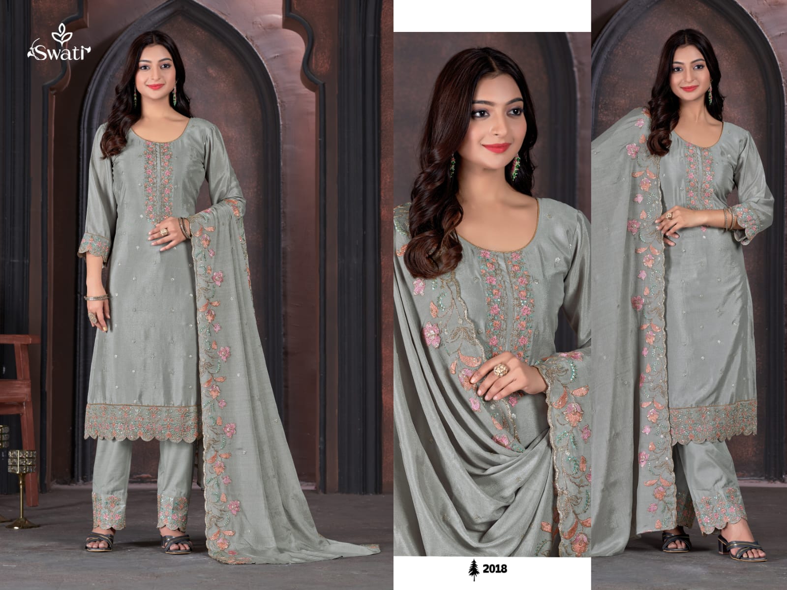 2018 Swati Swagat Unstitched Suits