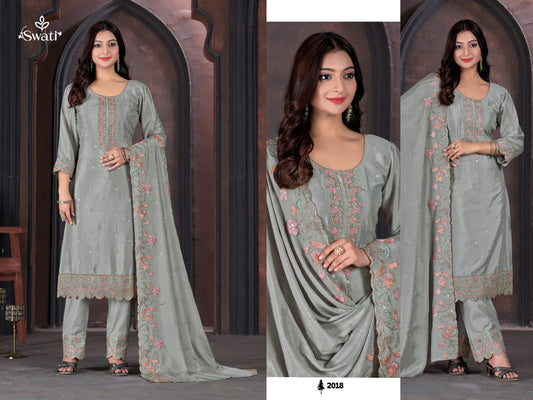 2018 Swati Swagat Unstitched Suits