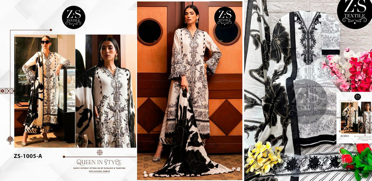 1005A Zs Textile Pakistani Salwar Suits