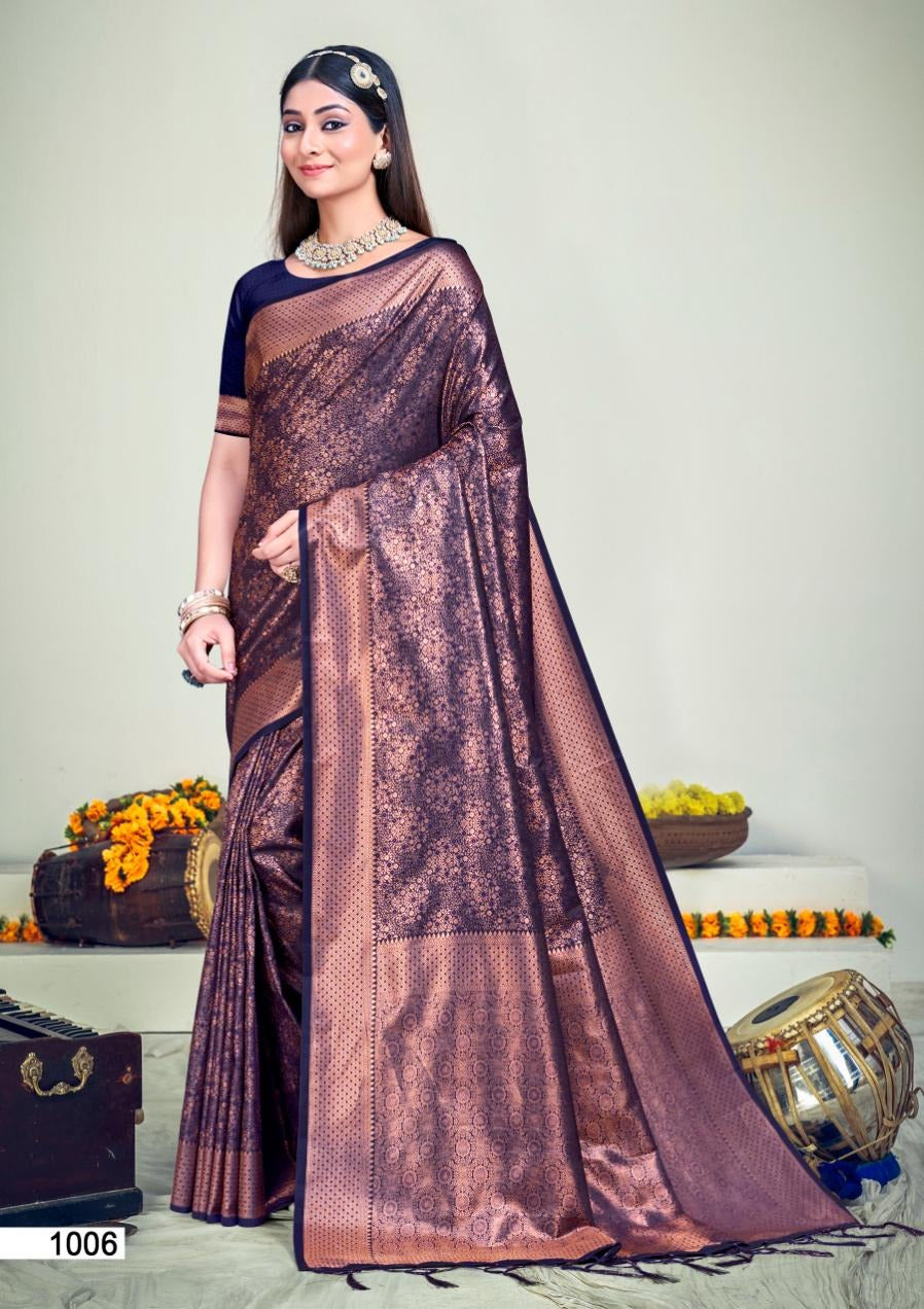 1006 Rajwadi Vol 8 Bunawat Sarees