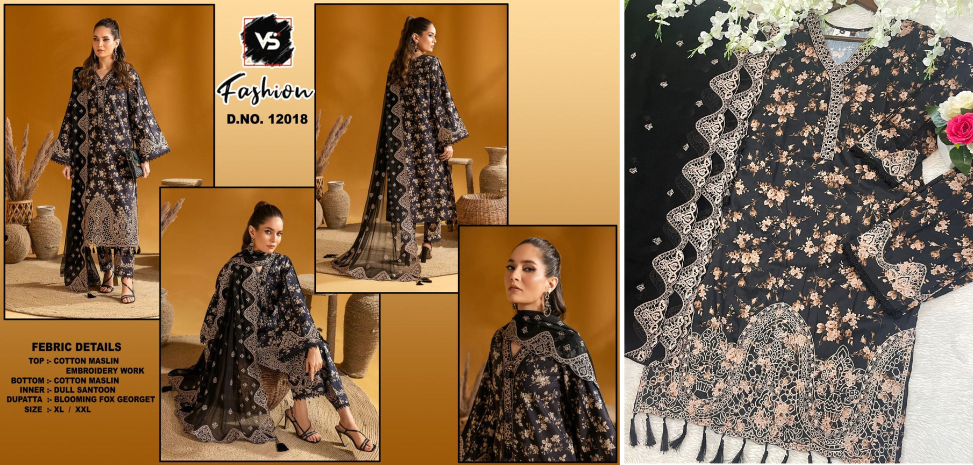 12018 Vs Fashion Pakistani Readymade Suits