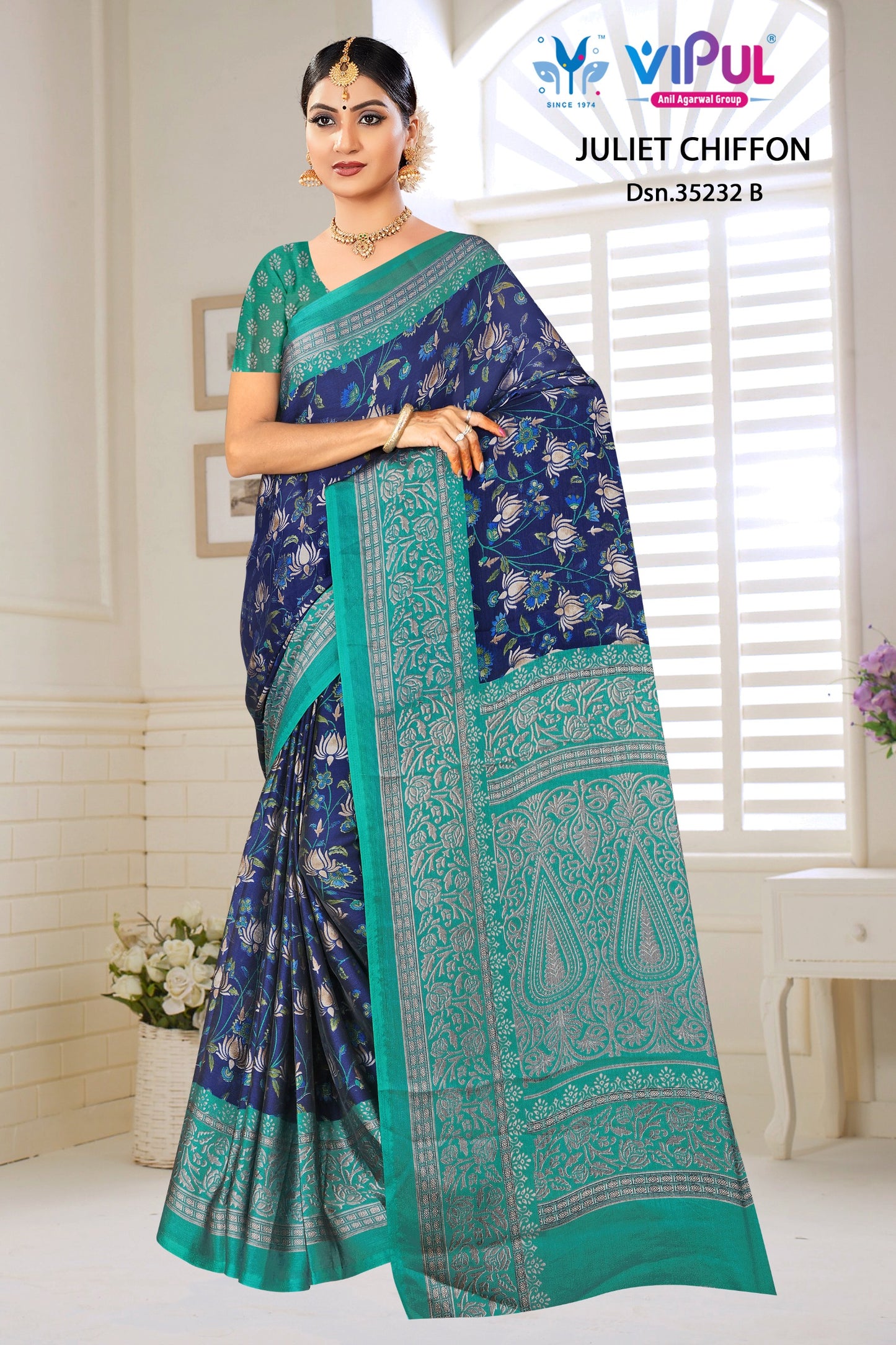 35232-B Juliet Vipul Chiffon Sarees