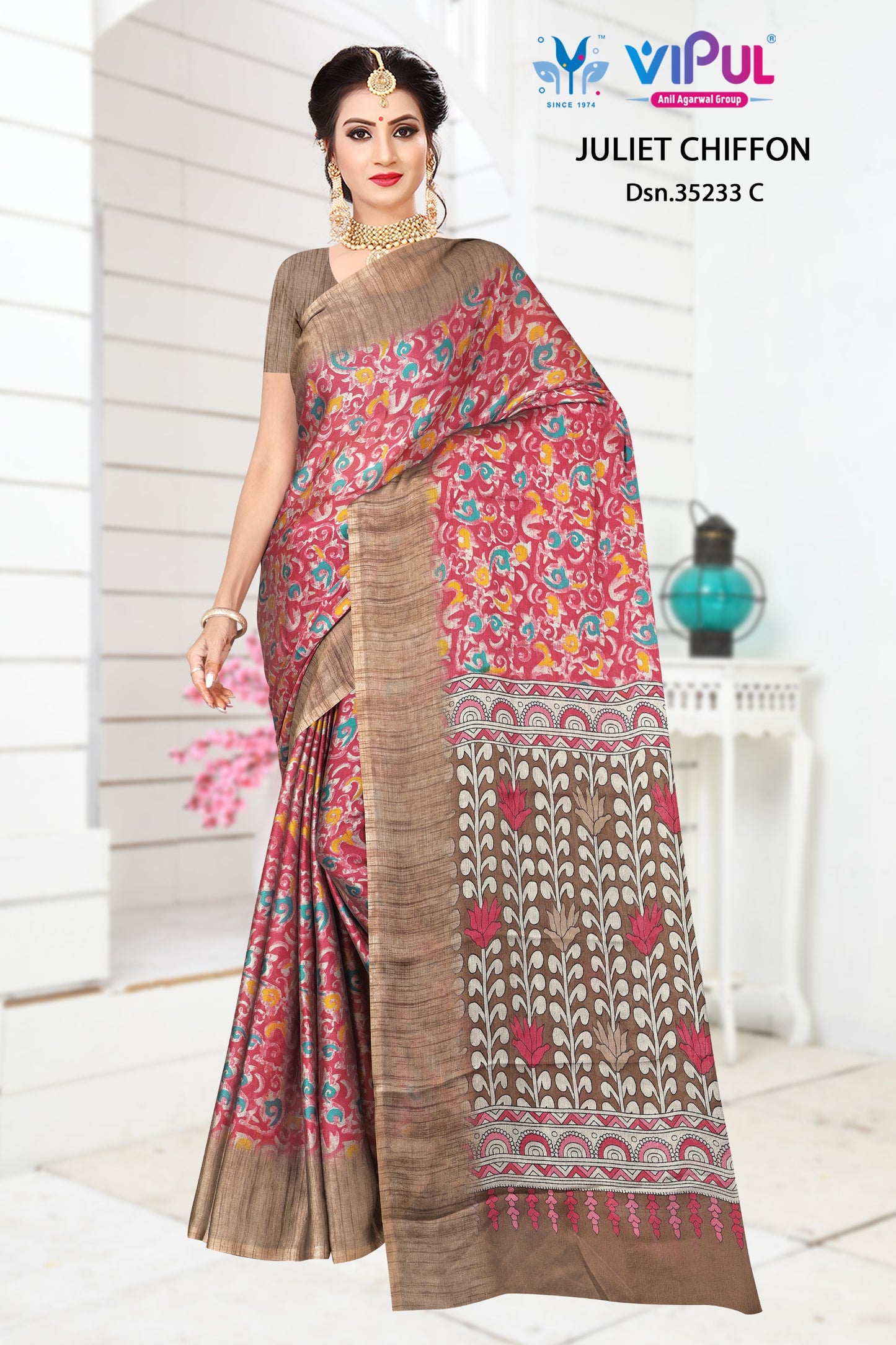 35233-C Juliet Vipul Chiffon Sarees