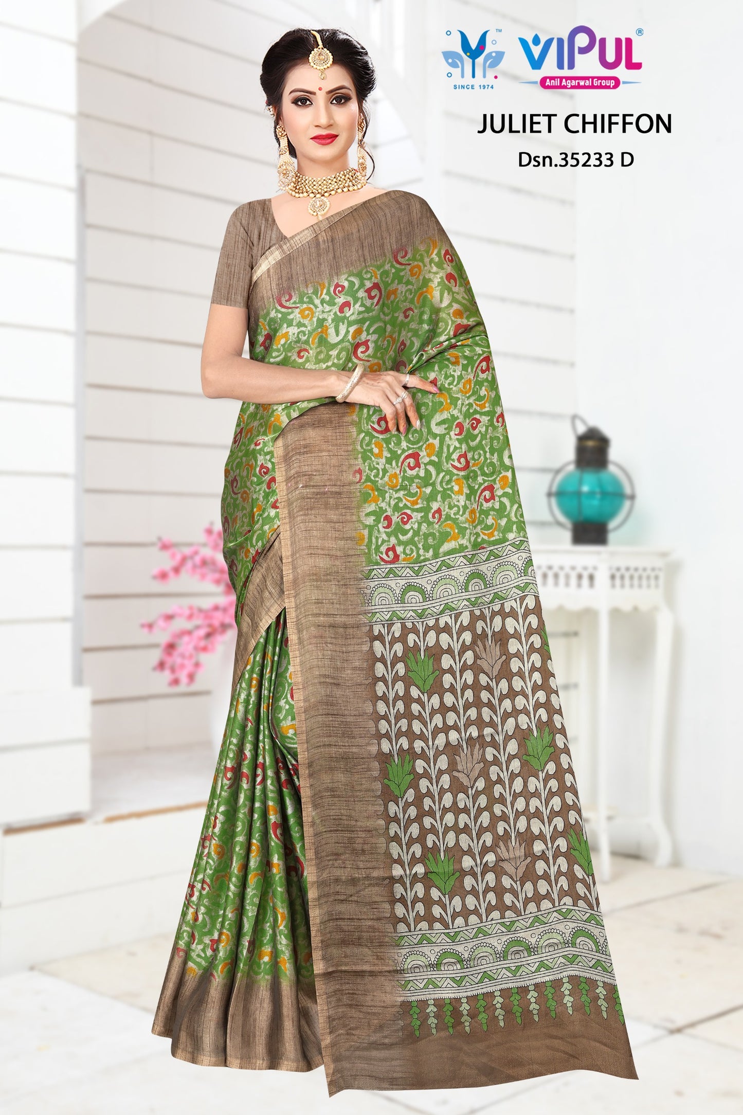 35233-D Juliet Vipul Chiffon Sarees