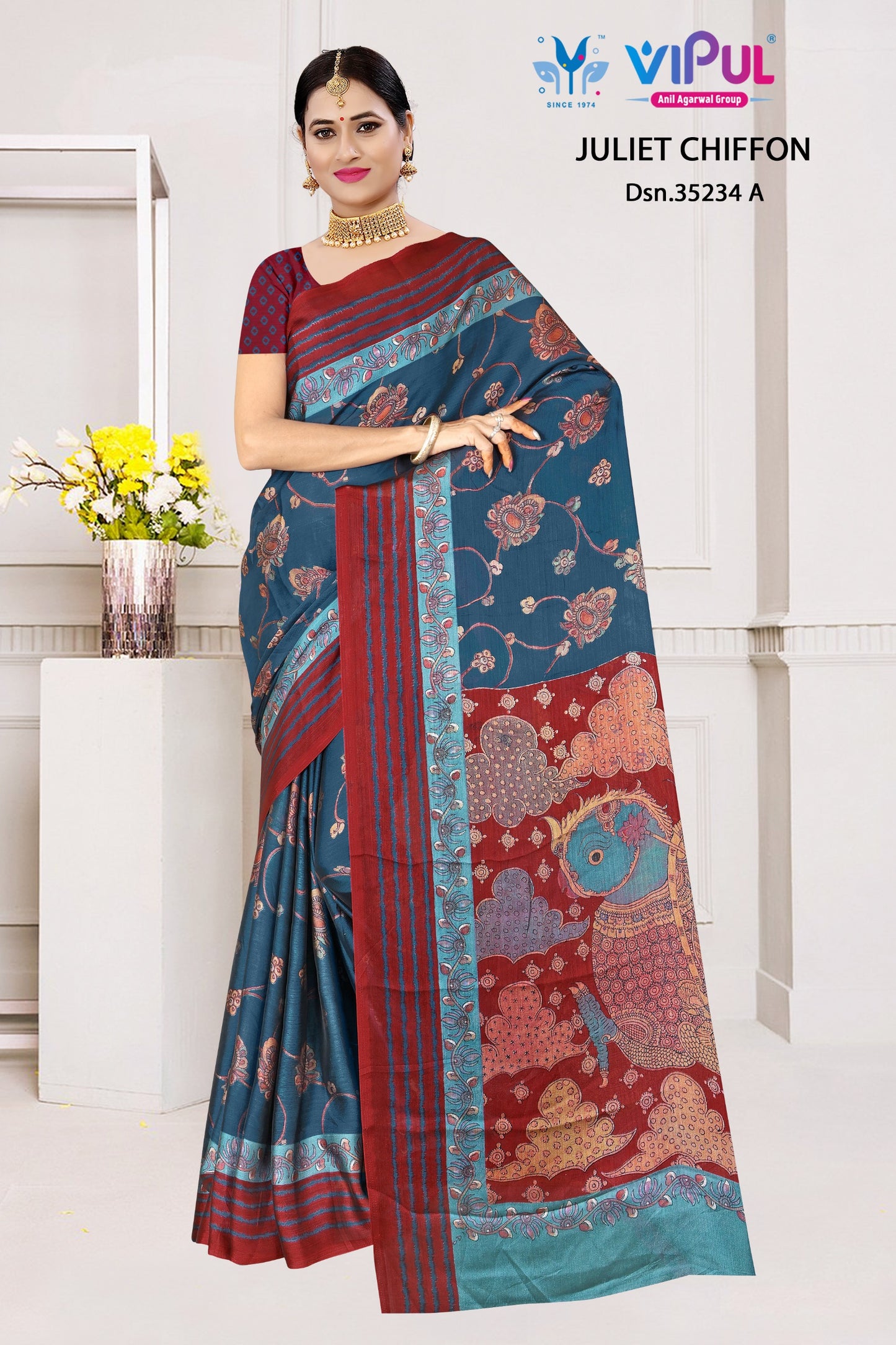 35234-A Juliet Vipul Chiffon Sarees