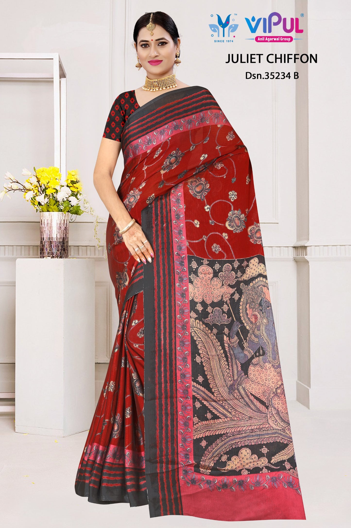 35234-B Juliet Vipul Chiffon Sarees