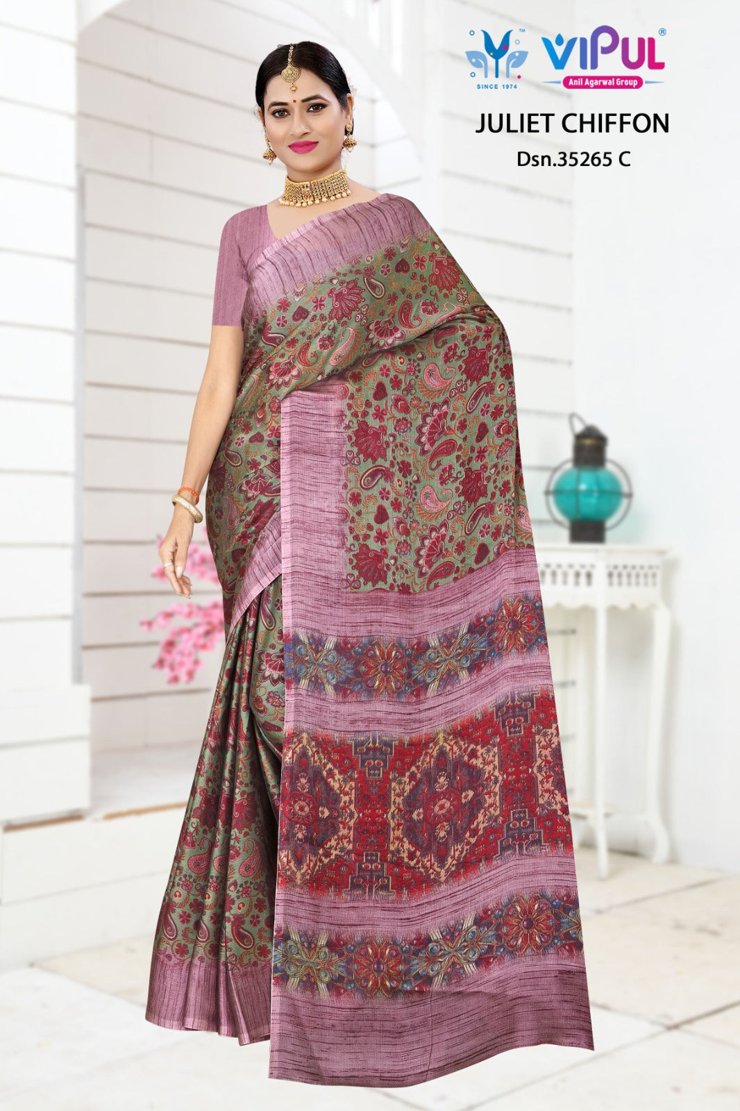 35265-C Juliet Vipul Chiffon Sarees