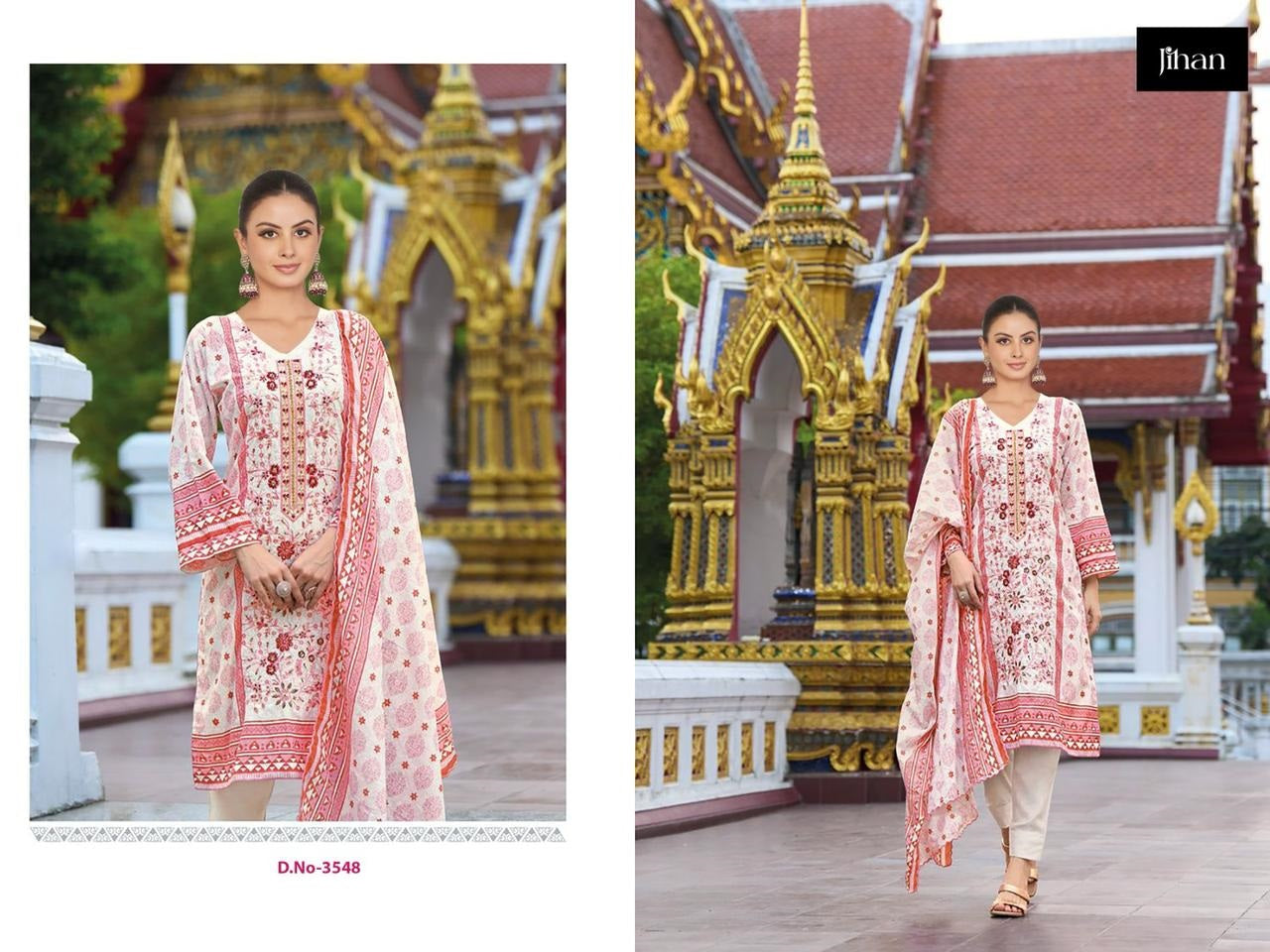 3548 Jihan Emroidery Pakistani Salwar Suits