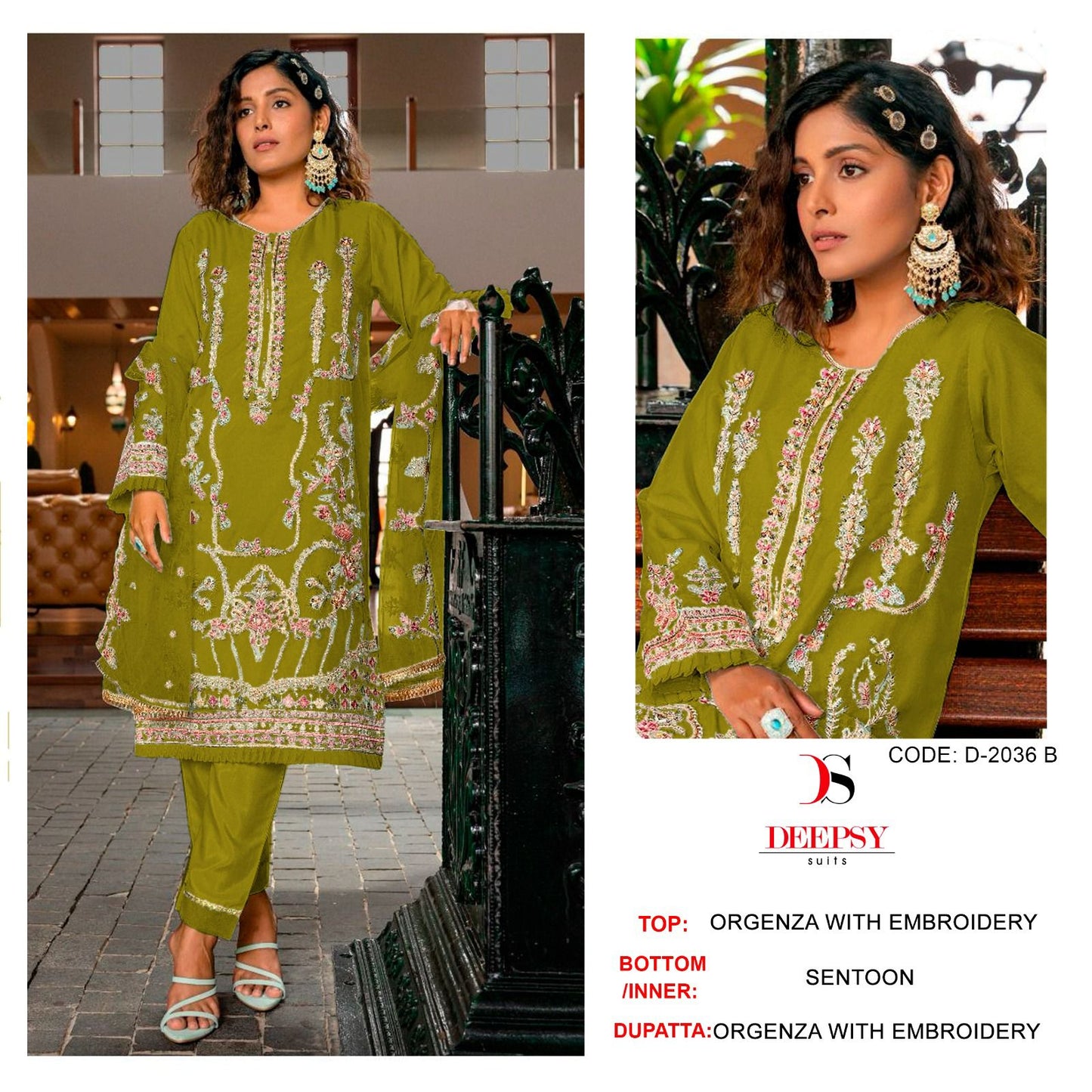 2036B Deepsy Pakistani Salwar Suits